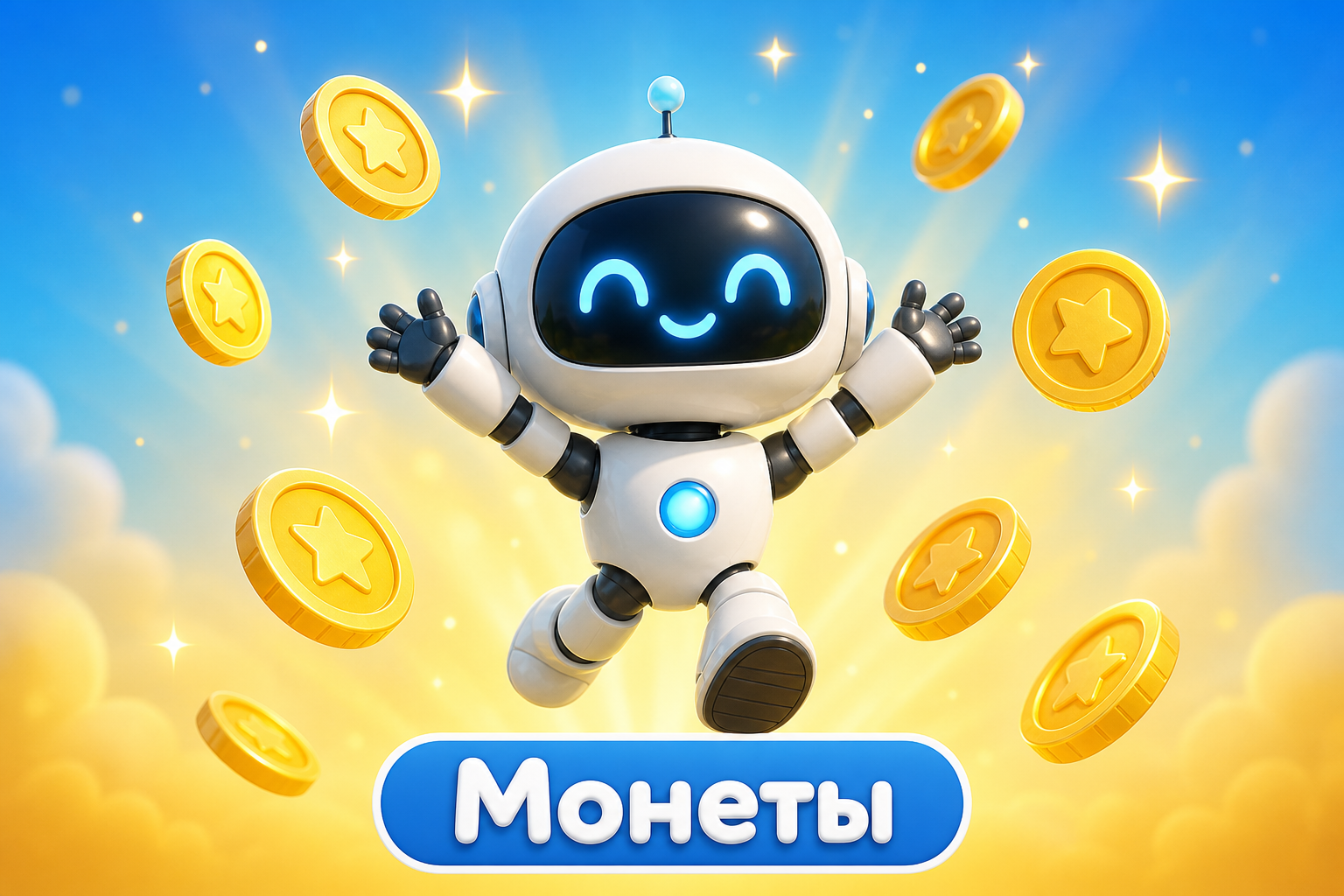Робот и монеты